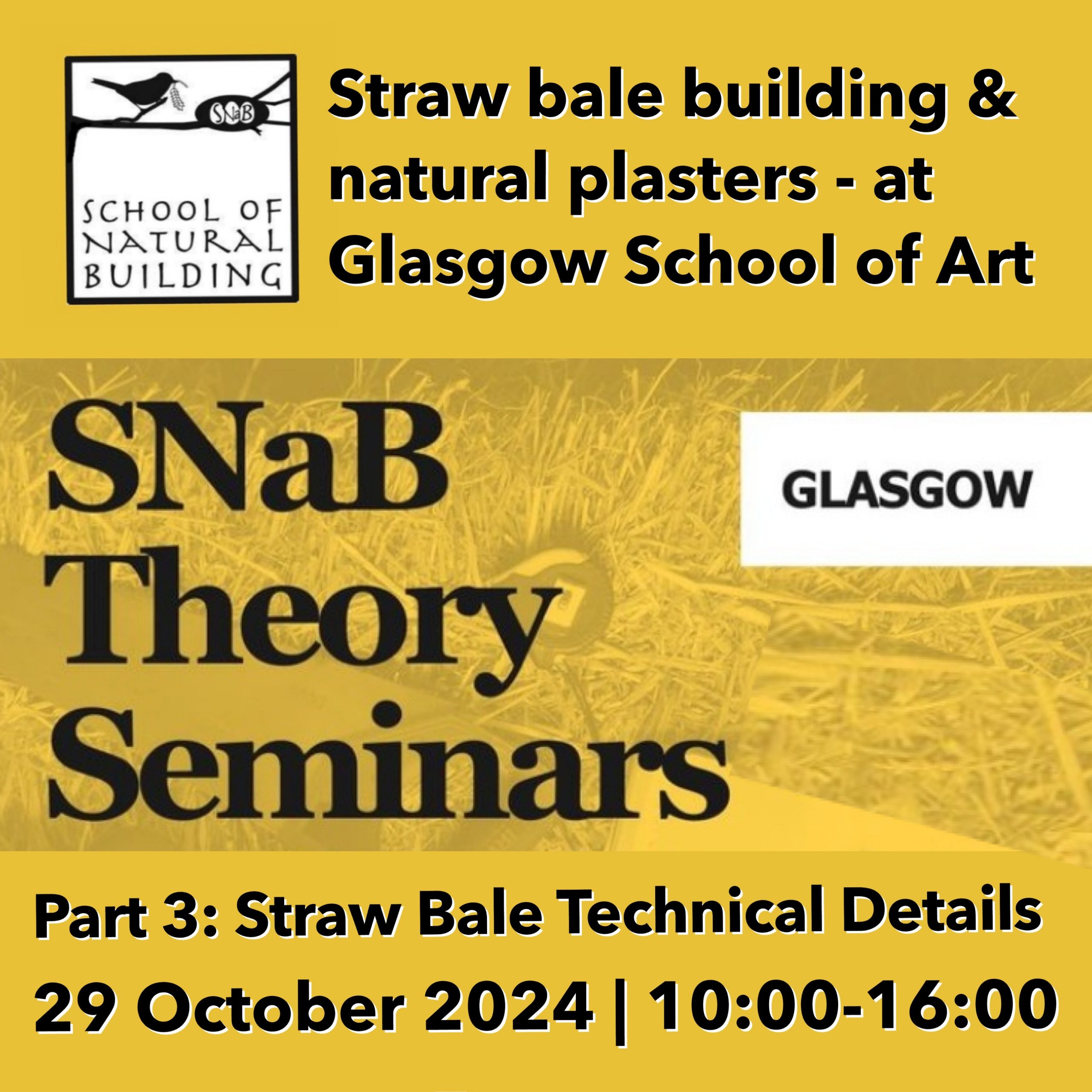 SNaB Theory Seminars Part 3 Straw Bale Technical Details The